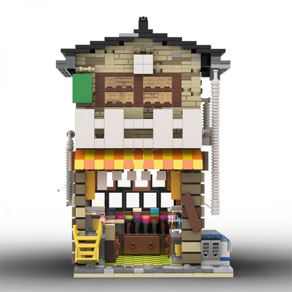 MOC 58773 Japanese Stores Modular Building by povladimir MOC FACTORY 6 - MOULD KING