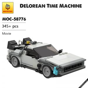 MOC 58776 DeLorean Time Machine Movie by legotuner33 MOC FACTORY - MOULD KING