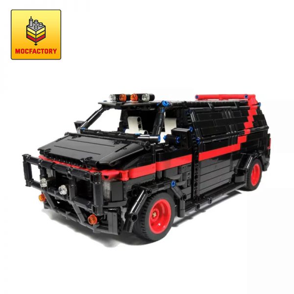 MOC 5945 A Team Van by Chade MOC FACTORY - MOULD KING
