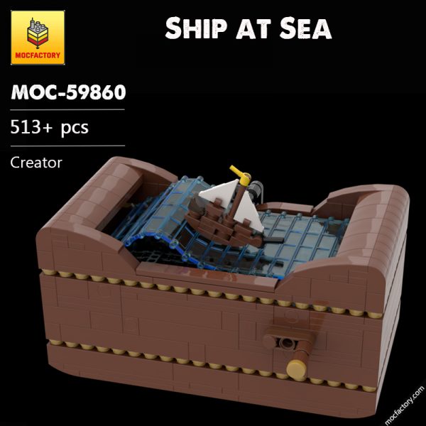 MOC 59860 Ship at Sea Creator by Planet GBC MOC FACTORY - MOULD KING
