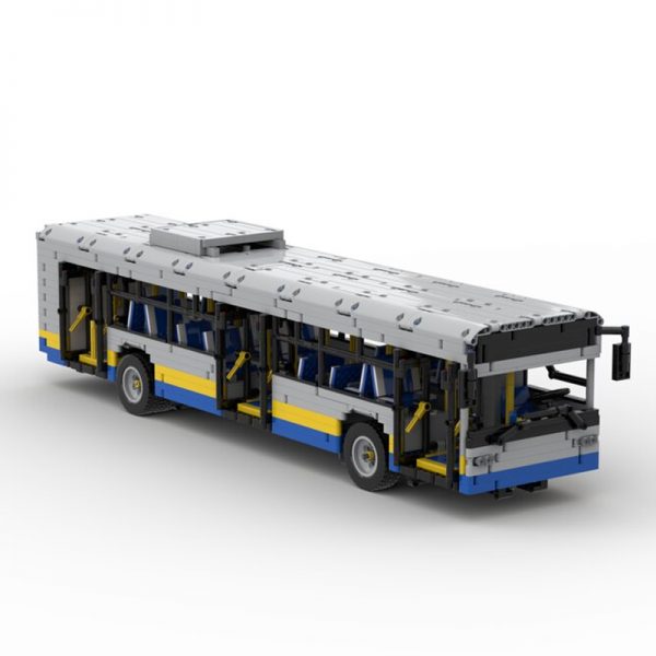 MOC 59883 Lego Technic 12m Bus Technic by Emmebrick MOC FACTORY 2 - MOULD KING