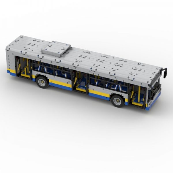 MOC 59883 Lego Technic 12m Bus Technic by Emmebrick MOC FACTORY 3 - MOULD KING