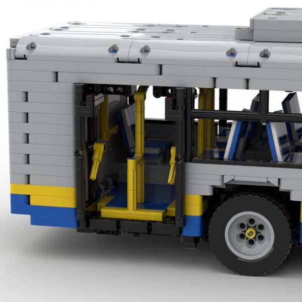 MOC 59883 Lego Technic 12m Bus Technic by Emmebrick MOC FACTORY 4 - MOULD KING