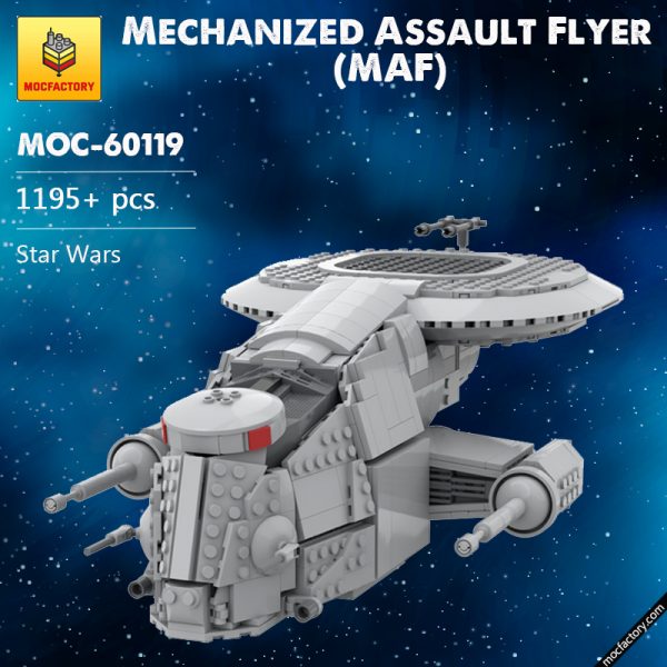 MOC 60119 Mechanized Assault Flyer MAF Star Wars by ThrawnsRevenge MOC FACTORY - MOULD KING