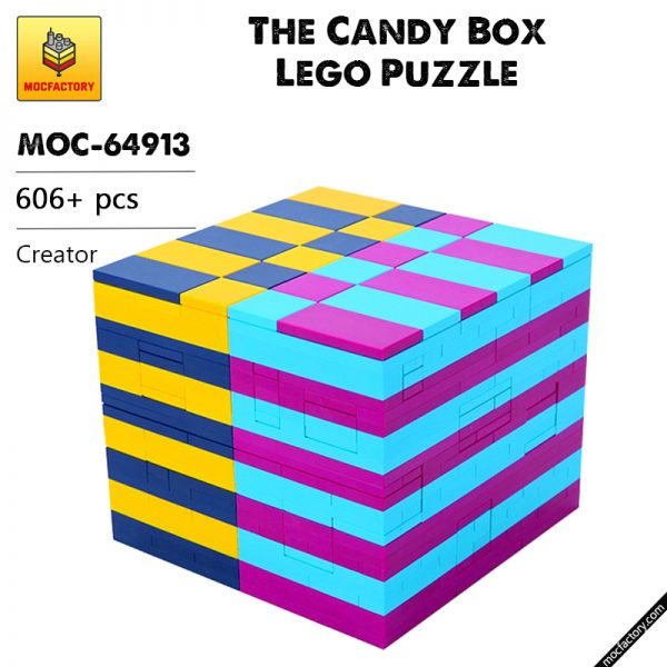 MOC 64913 The Candy Box Lego Puzzle Creator by legolamaniac MOC FACTORY - MOULD KING