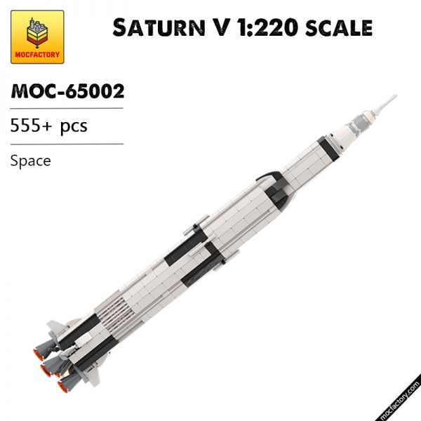 MOC 65002 Saturn V 1220 scale Space by MuscoviteSandwich MOC FACTORY - MOULD KING