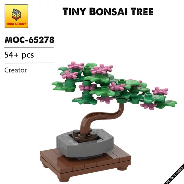 MOC 65278 Tiny Bonsai Tree Creator by Miro MOC FACTORY - MOULD KING