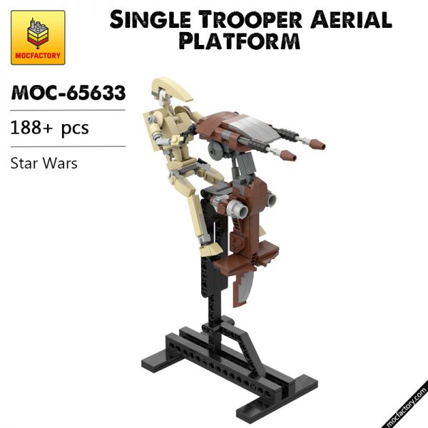 MOC 65633 Single Trooper Aerial Platform Star Wars by veryblocky MOC FACTORY - MOULD KING