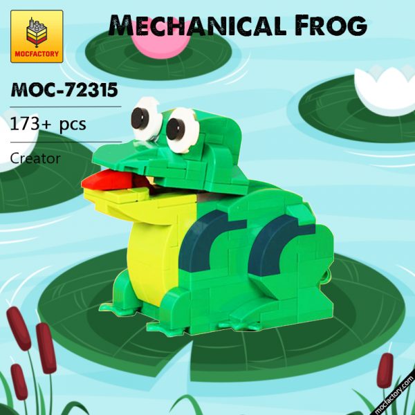 MOC 72315 Mechanical Frog Creator by JKBrickworks MOC FACTORY - MOULD KING