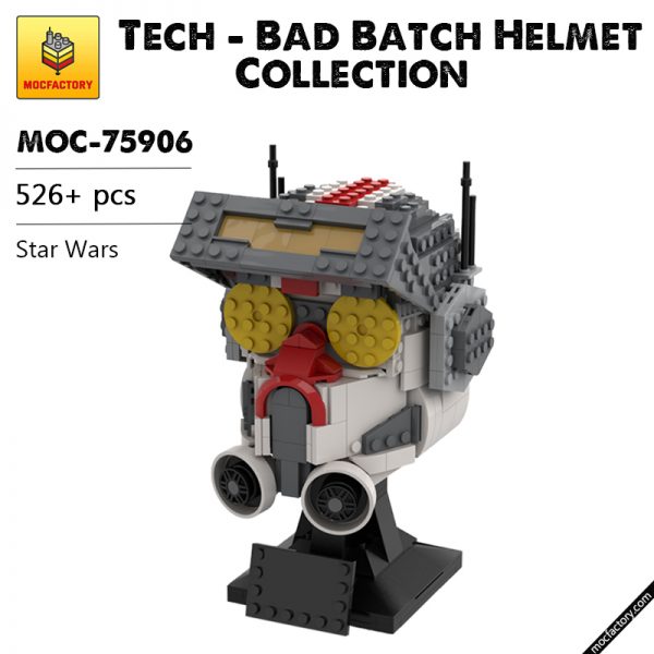 MOC 75906 Tech Bad Batch Helmet Collection Star Wars by Breaaad MOC FACTORY - MOULD KING