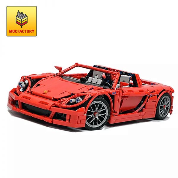 MOC 8579 JACK Porsche Carrera GT Red by Artemy Zotov MOC FACTORY - MOULD KING