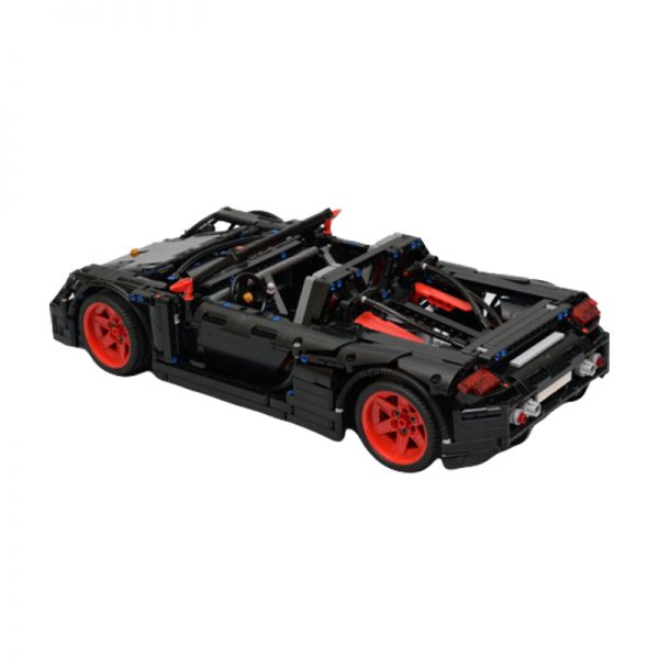 MOC 8581 Porsche Carrera GT 110 Black by Artemy Zotov MOC FACTORY2 - MOULD KING