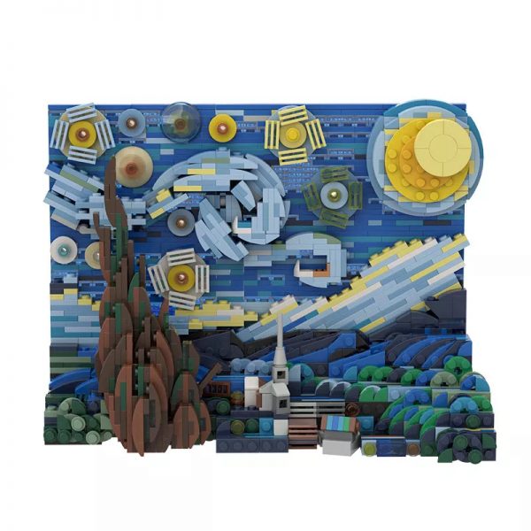 MOC 90024 Van Gogh The Starry Night MOCFACTORY 2 - MOULD KING