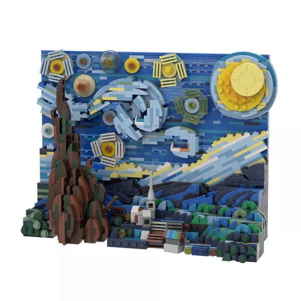 MOC 90024 Van Gogh The Starry Night MOCFACTORY 3 - MOULD KING