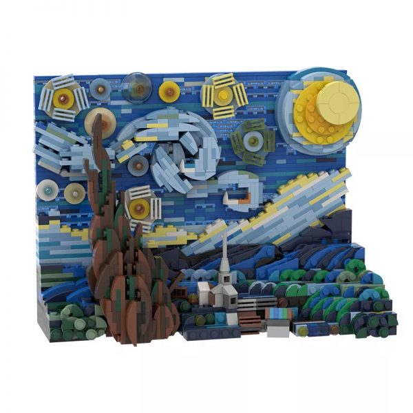 MOC 90024 Van Gogh The Starry Night MOCFACTORY 4 - MOULD KING