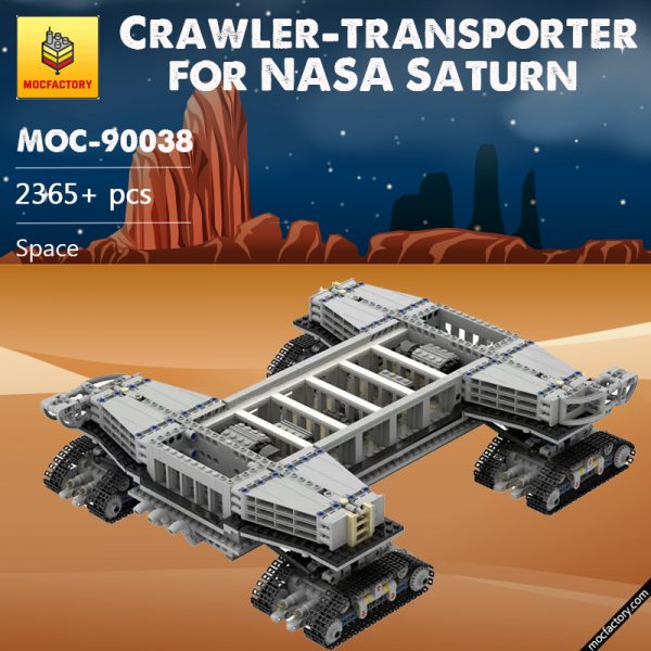 MOC 90038 Crawler transporter for NASA Saturn MOC FACTORY - MOULD KING