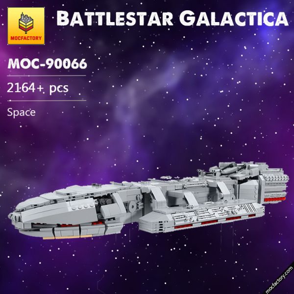 MOC 90066 Battlestar Galactica Space MOC FACTORY - MOULD KING