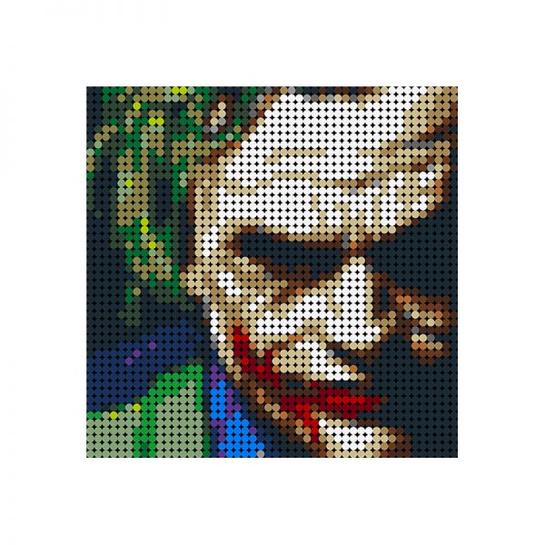 MOC 90075 The Dark Knight Joker Pixel art MOC FACTORY 2 - MOULD KING