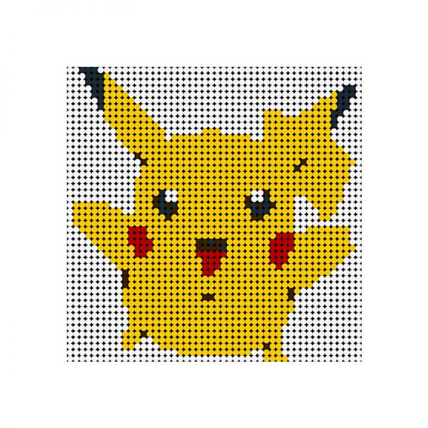 MOC 90078 Pikachu Pixel Art Movie MOC FACTORY 2 - MOULD KING