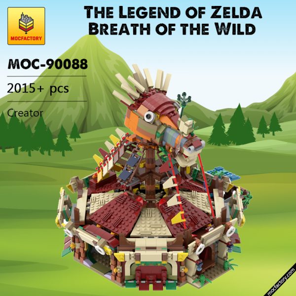 MOC 90088 The Legend of Zelda Breath of the Wild Creator MOC FACTORY - MOULD KING