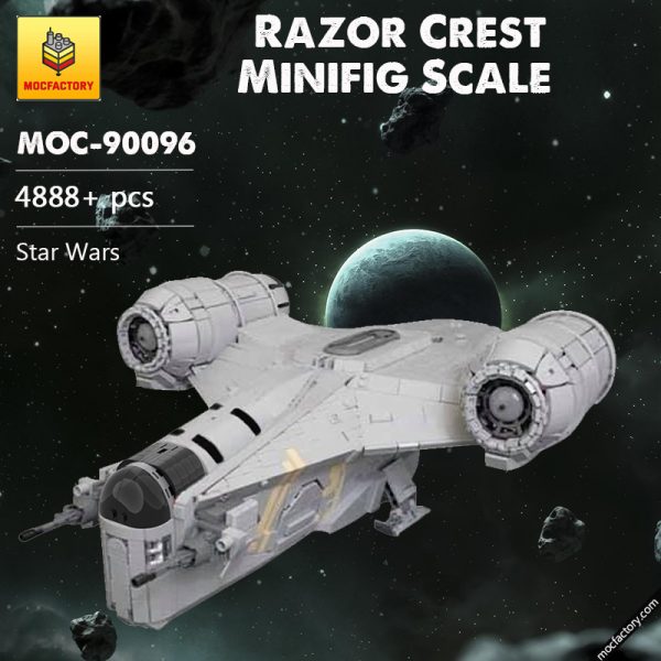 MOC 90096 Razor Crest Minifig Scale Star Wars MOC FACTORY - MOULD KING