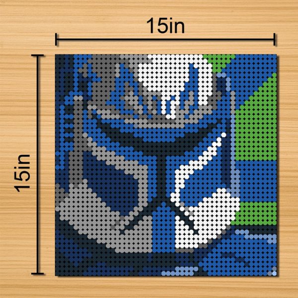 MOC 90114 Star Wars Clones Pixel Art MOC FACTORY 4 - MOULD KING