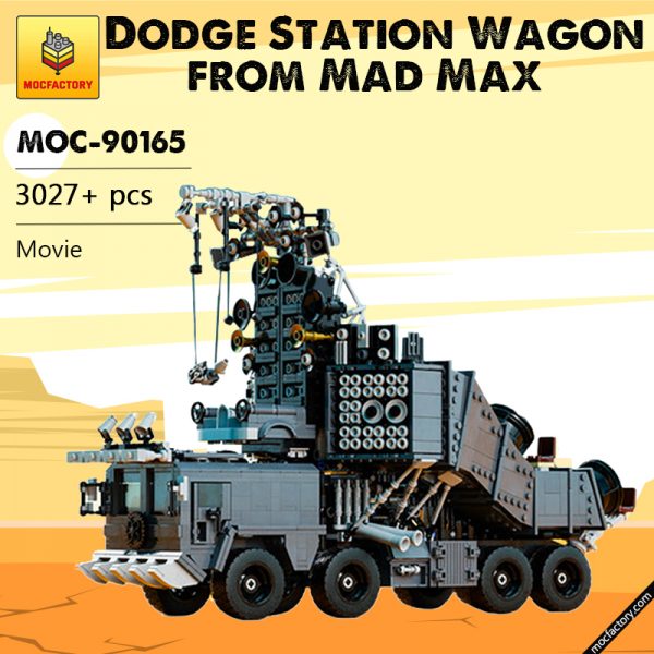 MOC 90165 Dodge Station Wagon from Mad Max Movie by Nicola Stocchi MOC FACTORY - MOULD KING