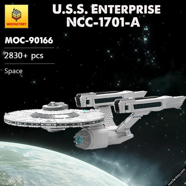 MOC 90166 U.S.S. Enterprise NCC 1701 A Space MOC FACTORY - MOULD KING