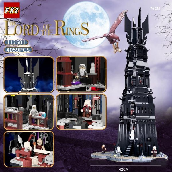 MOC FACTORY 112501 The Lord of the Rings Oshankhtar Tower of Orthanc MOC 33442 v4 - MOULD KING