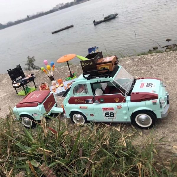 MOC FACTORY 19002 Travel Picnic Car Fiat 500 - MOULD KING