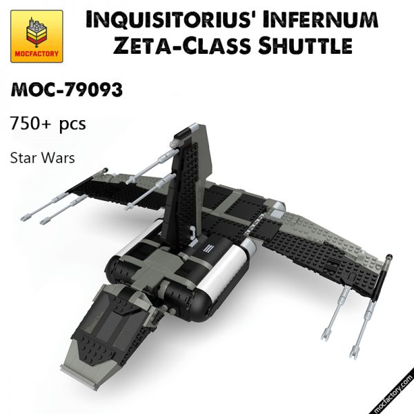 MOC-FACTORY-MOC-79093-Inquisitorius’-Infernum-Zeta-Class-Shuttle-with-750-pieces