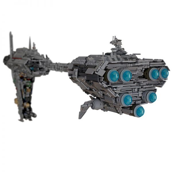 MOC Star plan Wars Series The Nebulon toy B Medical Frigate model Set Educational Building Blocks 1 - MOULD KING
