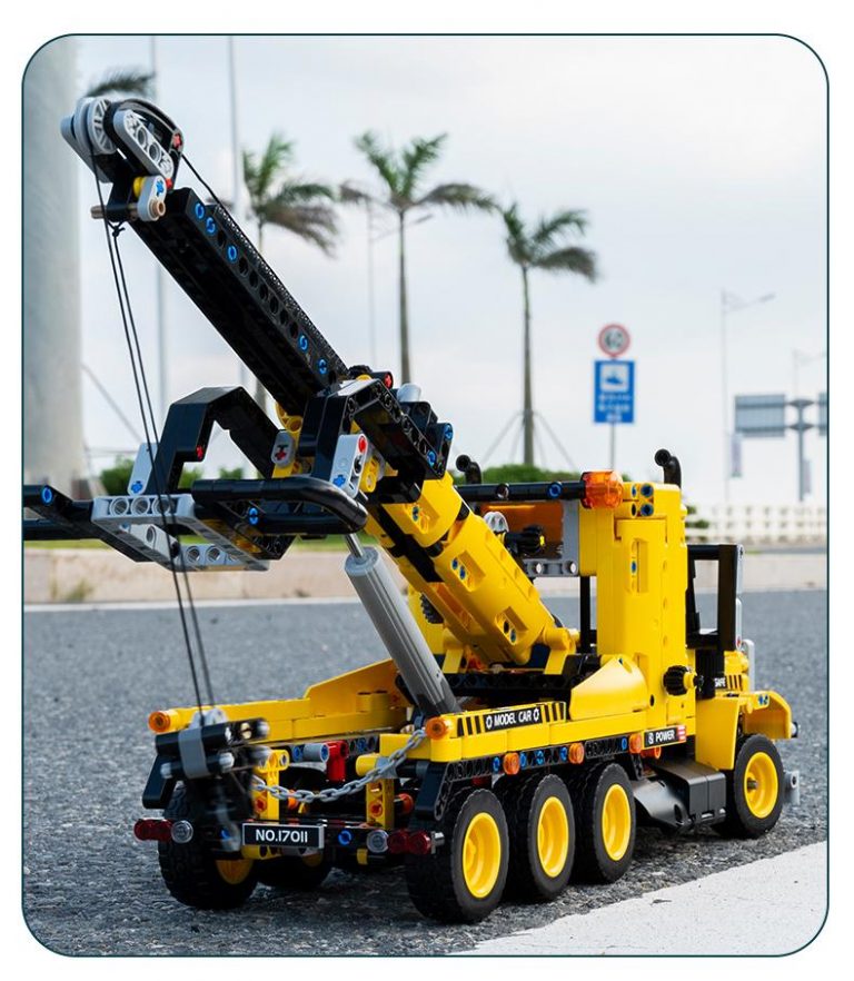SDXFUWA 17011 Technik Gru, Camion Giocattolo, Telecomandato Ingegneria Series Set di Costruzioni
