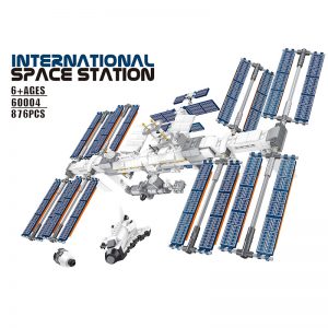 NEW Space Station The Apollo Saturn V Model Lepining Building Blocks Compatible 21321 21309 Toys For - MOULD KING