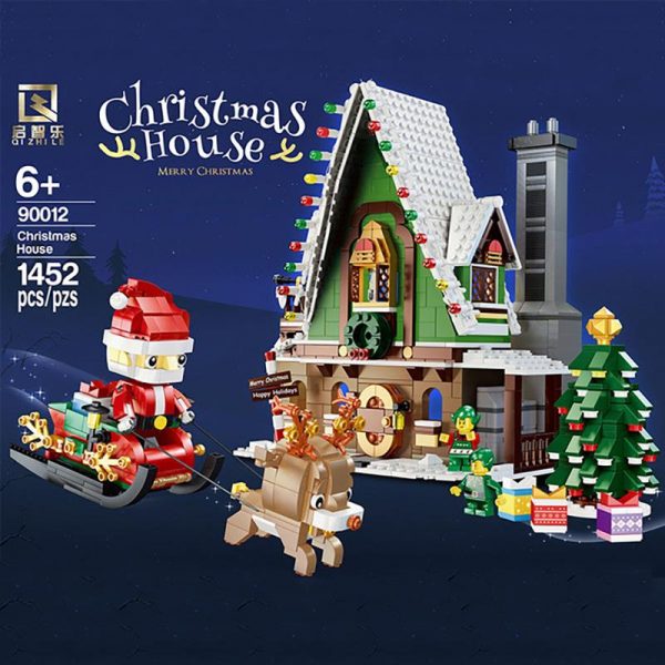 QIZHILE 90012 Christmas House with 1452 pieces 1 - MOULD KING