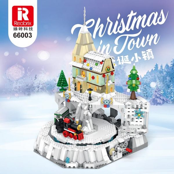 Reobrix 66003 Christmas in Town with 1201 pieces 1 - MOULD KING