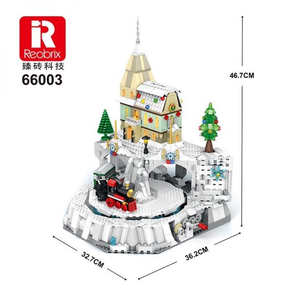 Reobrix 66003 Christmas in Town with 1201 pieces 2 - MOULD KING