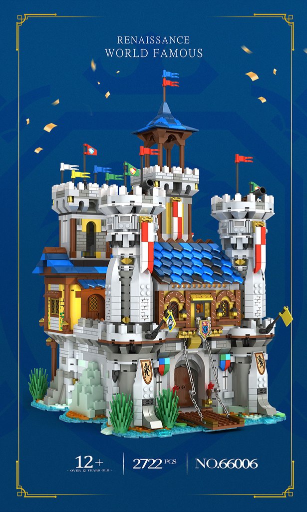 Reobrix 66006 Golden Lion Castle mit 2722 pieces