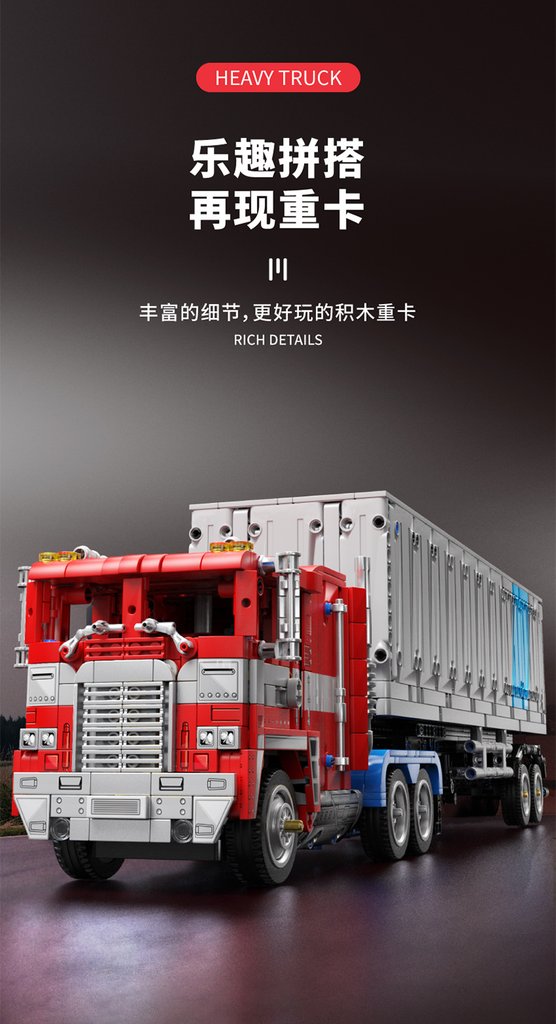 SY 8884 Optimus Prime Truck mit 2073 pieces