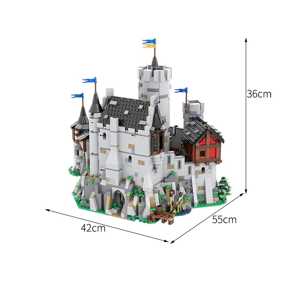 MOC-24877 Löwenstein Castle with 3609 pieces