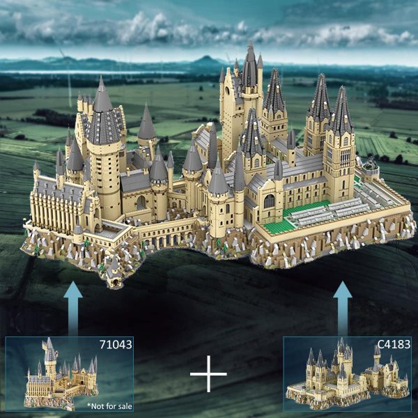 moc 30884 hogwart castle epic extension by moc factory 122116 - MOULD KING