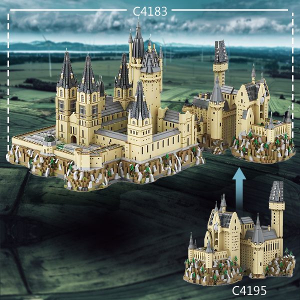 moc 30884 hogwart castle epic extension by moc factory 122119 - MOULD KING