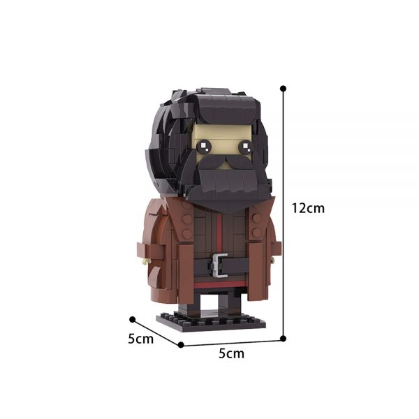 moc 35798 hagrid brickheadz movie by custominstructions moc factory 102338 - MOULD KING