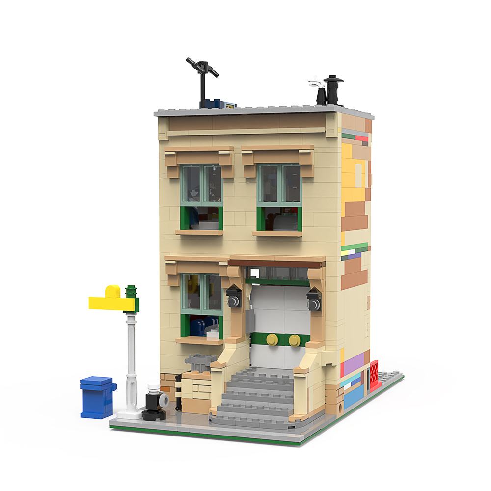 MOC-56256 Sesame Street with 947 pieces
