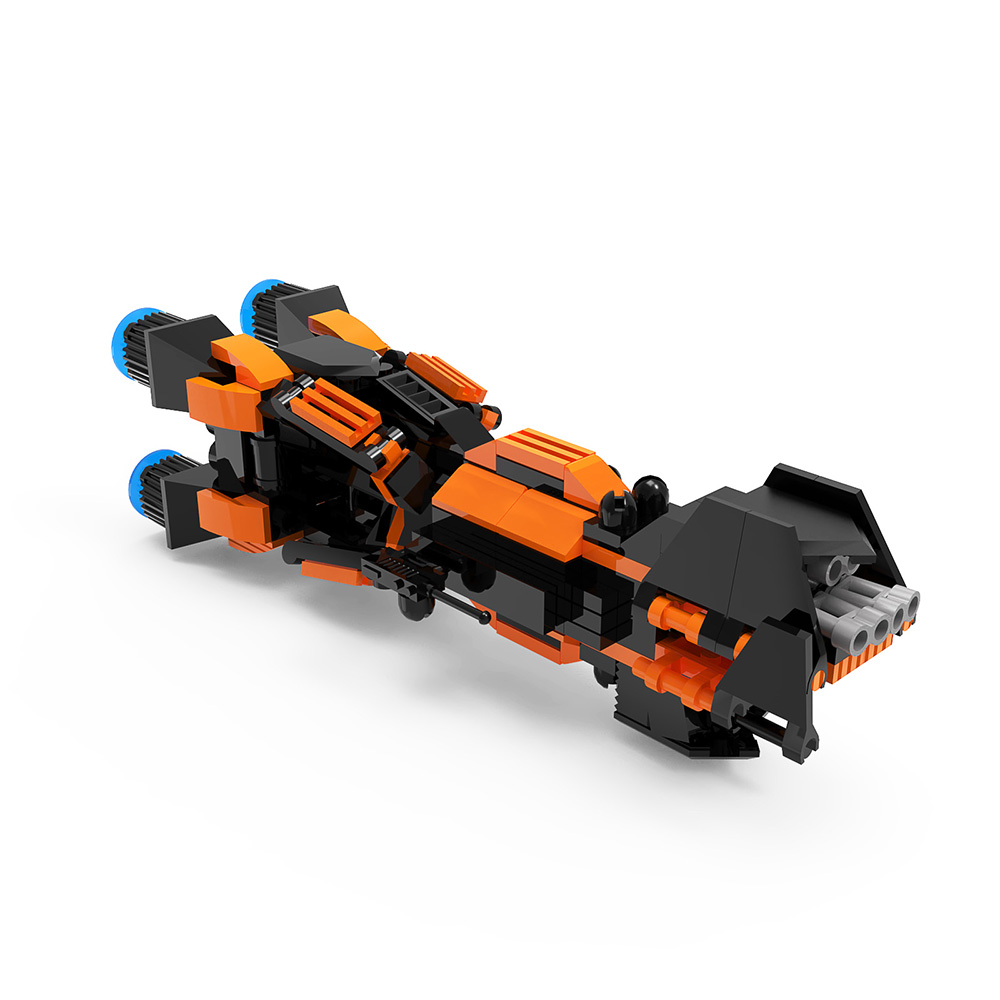 MOC -60415 MCRN Donnager Micro (The Expanse) mit 170 Teilen