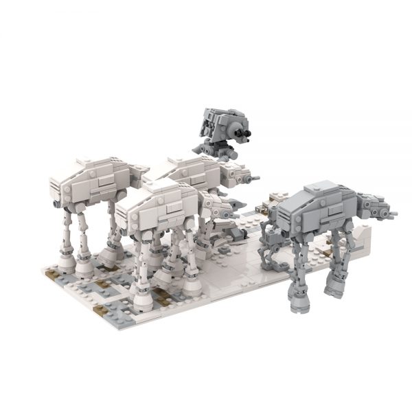 moc 65500 battle of hoth attack star wars by jellco moc factory 234430 - MOULD KING