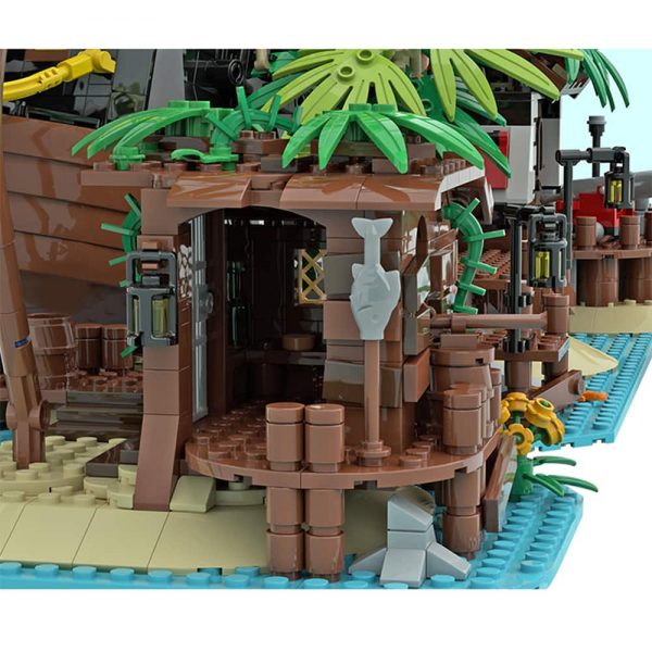moc 71229 pirate shed 21322 barracuda bay extension creator by maniu 81 moc factory 213603 - MOULD KING