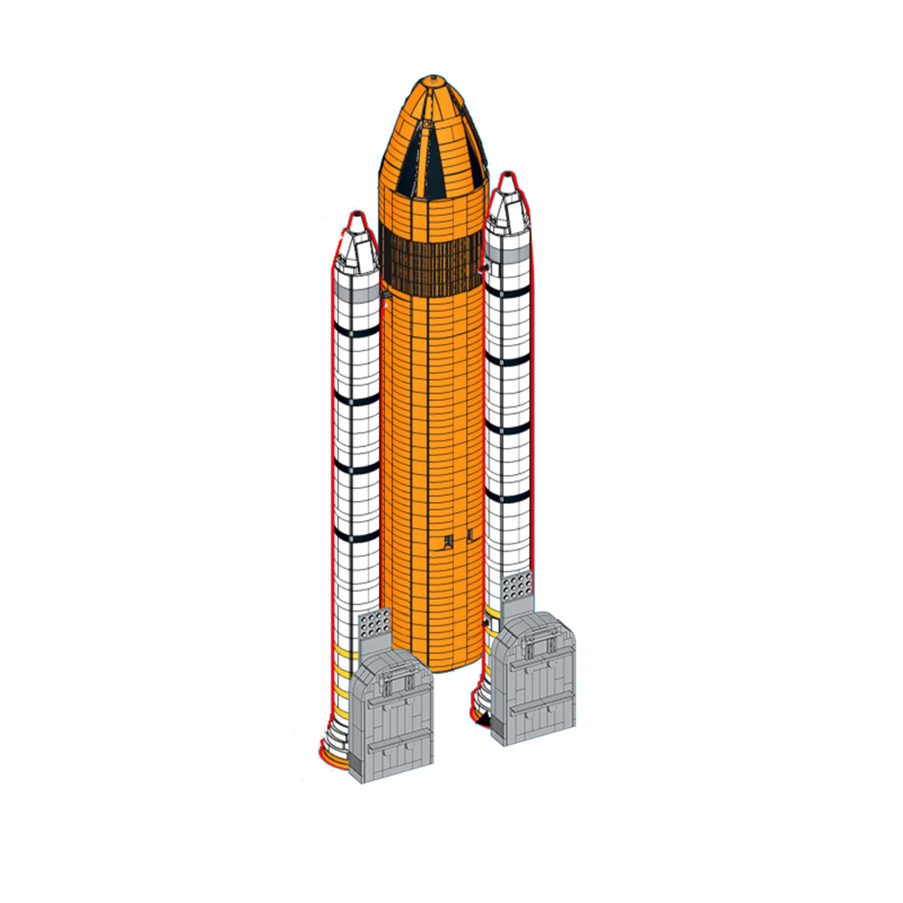 MOC-75461 Space Shuttle mit 3731 Teilen