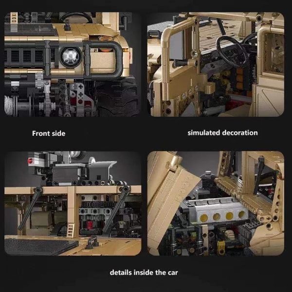 CADA C61036 18 HUMVEE with 3935 pieces 9 - MOULD KING