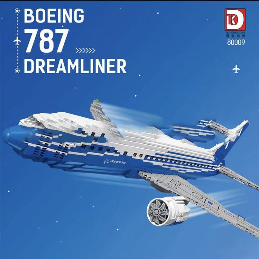 DK 80009 BOEING 787 with 1353 pieces
